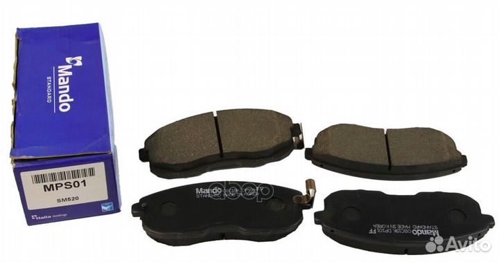 MPS01 колодки дисковые передние Nissan Tiida 1