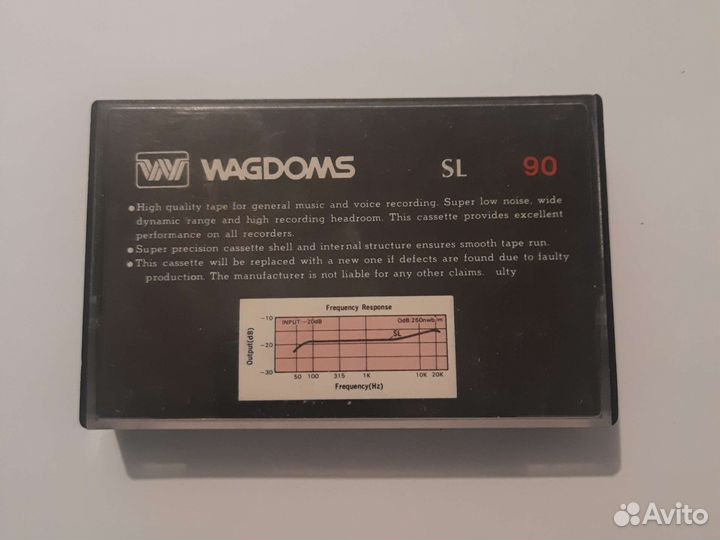 Аудиокассета wagdoms sl90