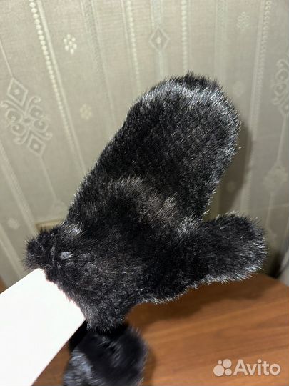 Варежки из норки натуральные