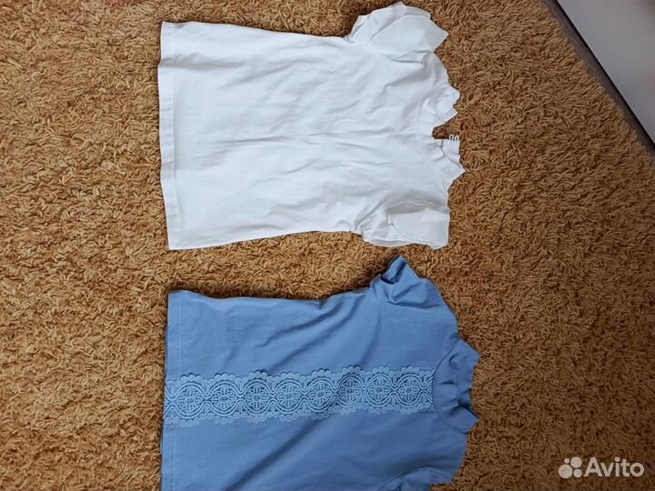 Рубашки, футболки, юбка, платье