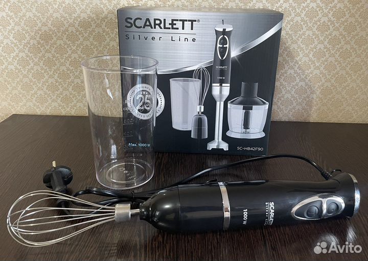 Блендер Scarlett 1000 Ватт, 3 в 1, новый