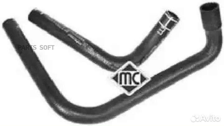 Metalcaucho 08892 Шланг отопителя vw sharan 2,0 td