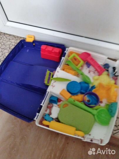 Кинетический песок с песочницей