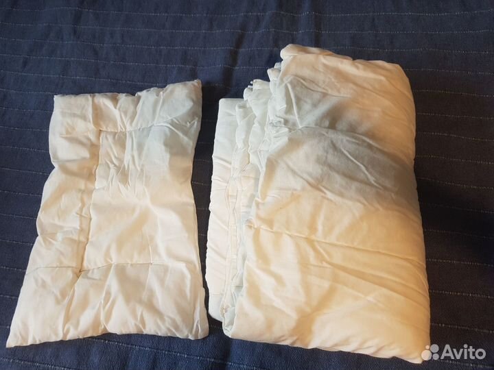 Постельное белье 4шт +одеяло +подушка IKEA 90*120