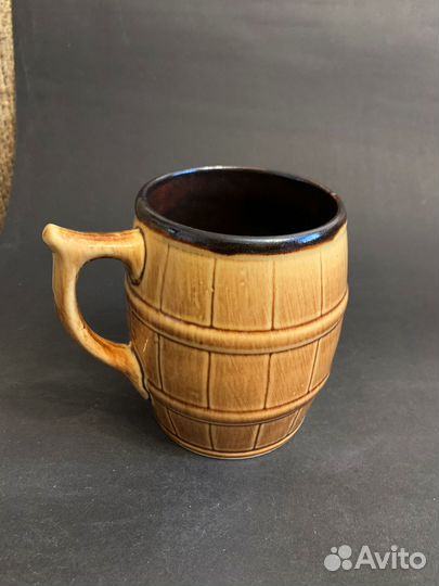 Пивная керамическая кружка Prazdroj антикварная