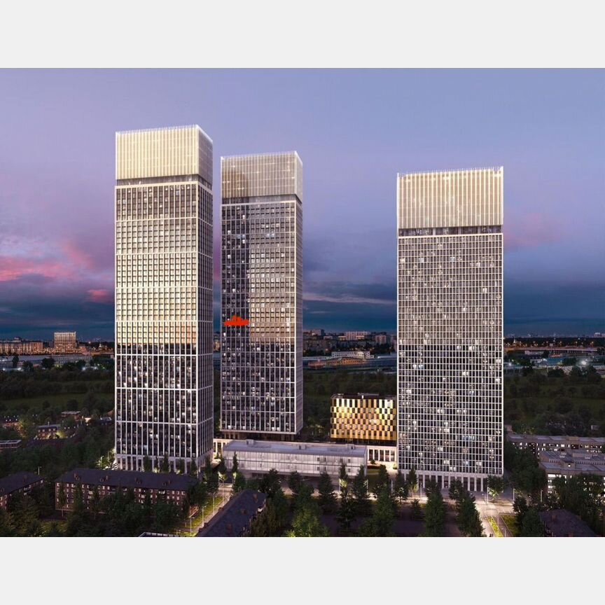 1-к. квартира, 44 м², 24/55 эт.