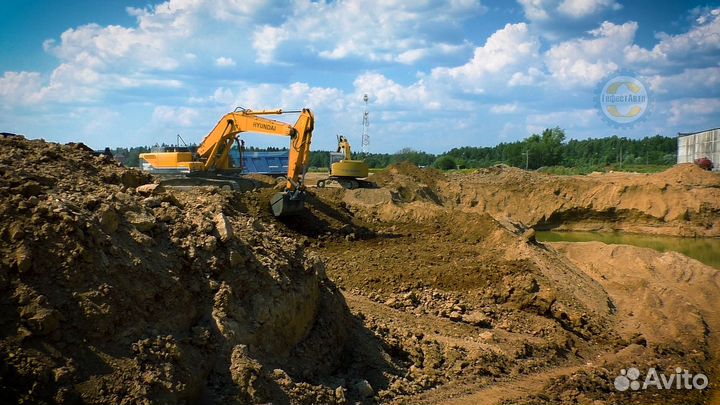 Котлованный пескогрунт супесь от 100 кубов