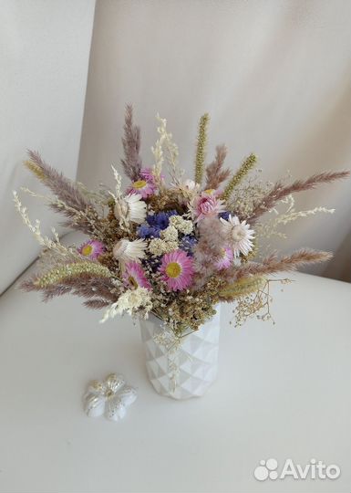 Букеты из сухоцветов