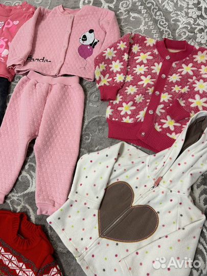 Вещи пакетом доя девочки 86-92