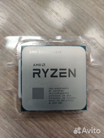 Процессор AMD ryzen 5 3600 купить в Москве | Электроника | Авито