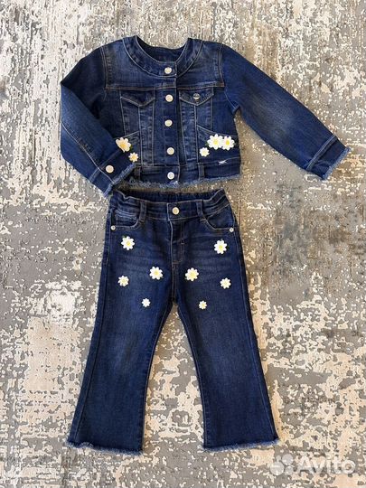 Костюм джинсвый на девочку