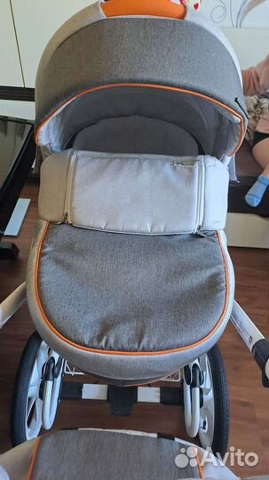 Коляска 2 в 1 bebe mobile Ines