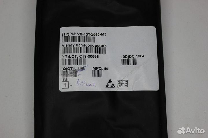 VS-15TQ060-M3 15TQ060 Диод Шоттки 60В 15А Single T