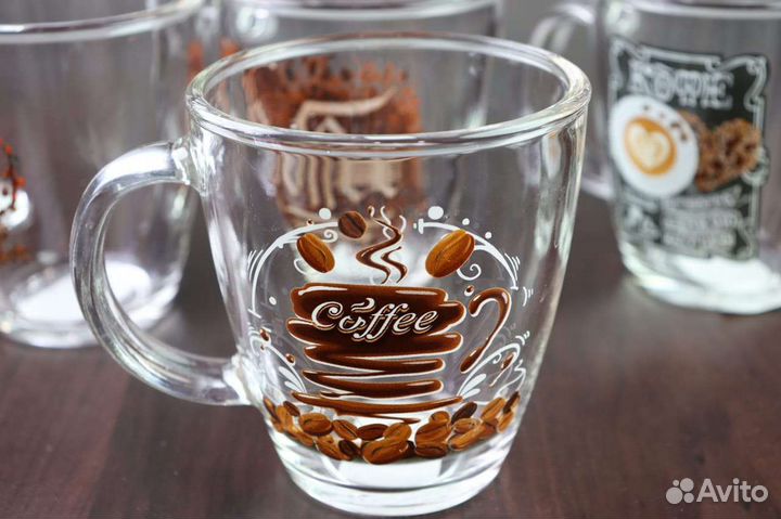 Кружка чайная стеклянная