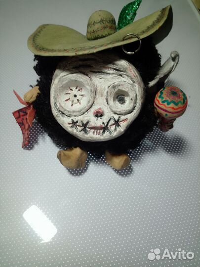 Игрушка - гномик вдохновлённая культурой Мексики