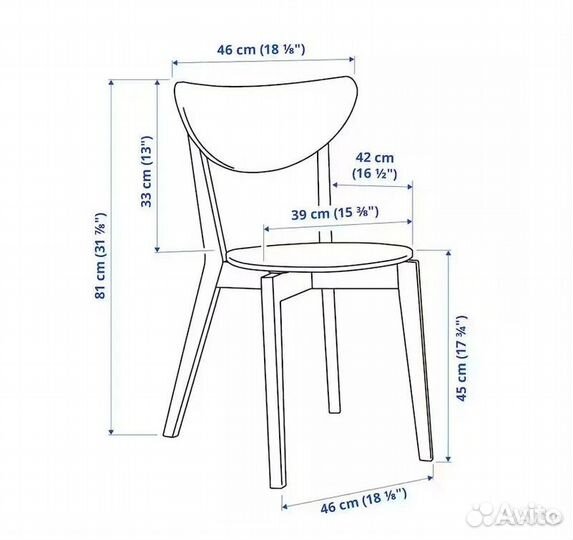 Nordmyra нордмира икеа Стул, береза