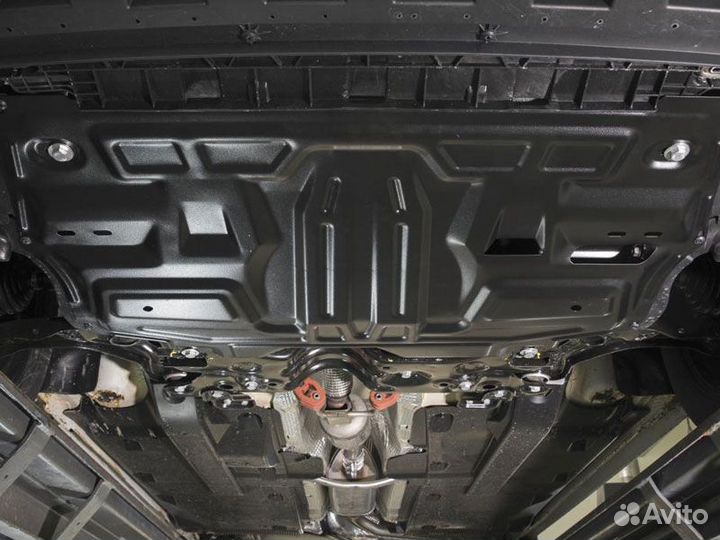 Защита картера двигателя и кпп Volkswagen Polo V