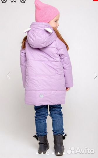 Новая зимняя куртка на девочку 104-128