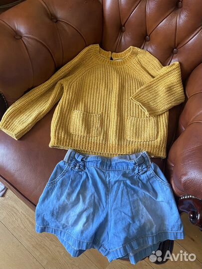 Вещи пакетом на девочку zara 110-116