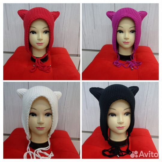 Шапка котошапка