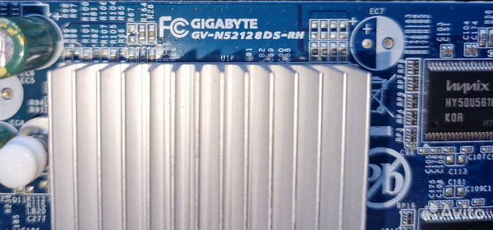 Видеокарта gigabyte GV-N52128DS-RH