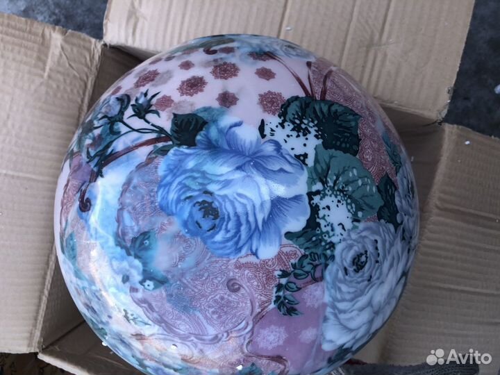 Светильник подвесной, потолочный.Шар.Стекло. Новый