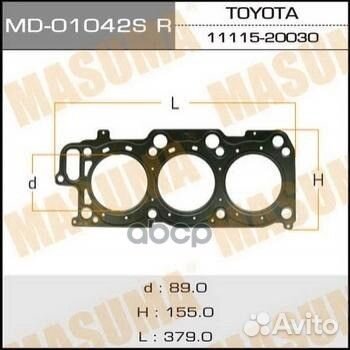 Прокладка ГБЦ toyota alphard masuma MD-01042SRH