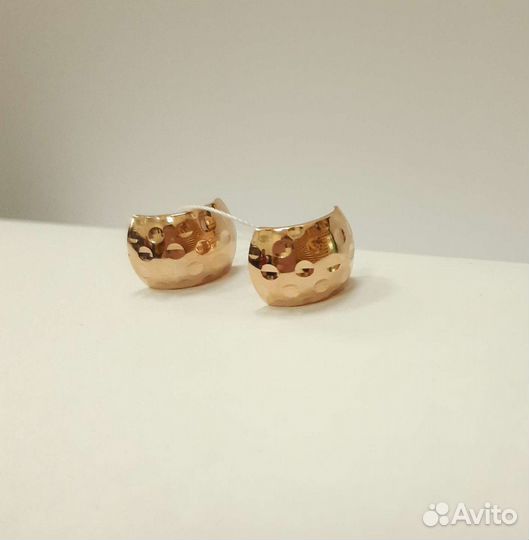 Золотые серьги