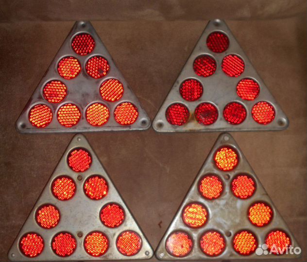 Треугольники катафоты на прицеп