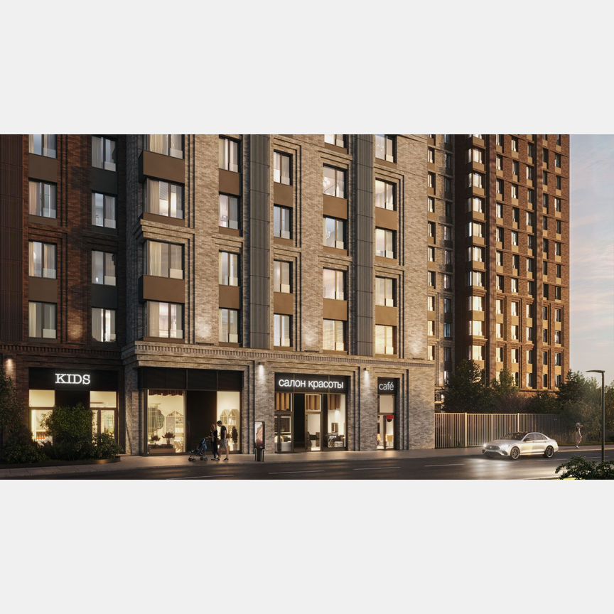 2-к. квартира, 66,5 м², 27/28 эт.