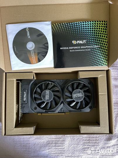 Видеокарта gtx 1050 ti Palit Dual OC