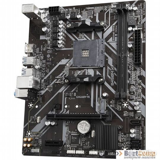 Материнская плата gigabyte B450M K