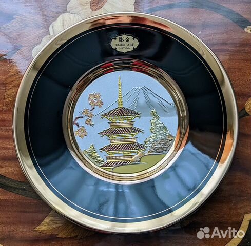 Декор тарелки и ваза The Art of Chokin Япония