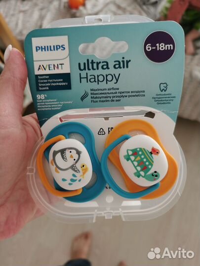 Пустышка avent 6 18