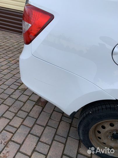 Бампер задний на LADA гранту