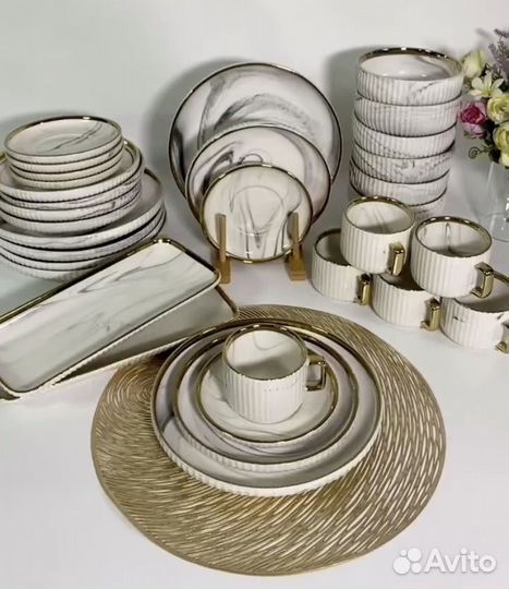 Набор столовой посуды на 6 персон из Турции