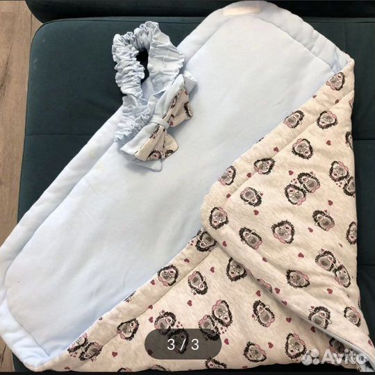 Конверт плед на выписку