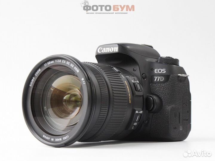 Canon 77D body + Sigma 17-50mm f2.8 HSM DC OS