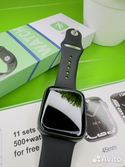 Apple watch 7 45mm черные(новинка)