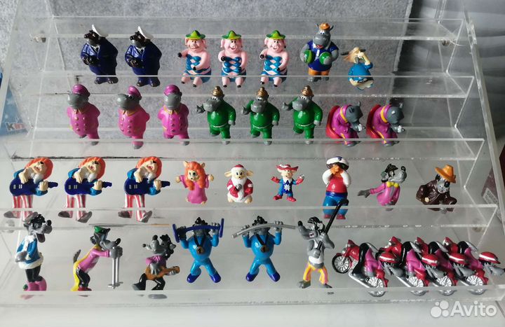 Киндеры 90х Лягушки Бегемотики Акулы Ландрин