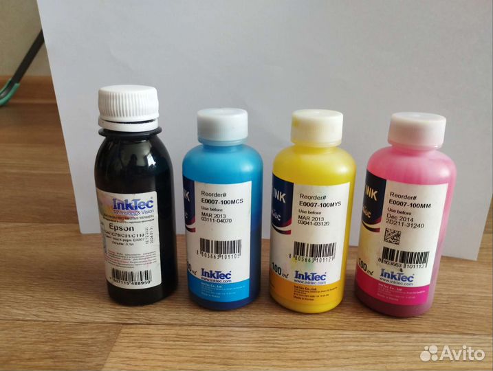 Чернила для принтера epson
