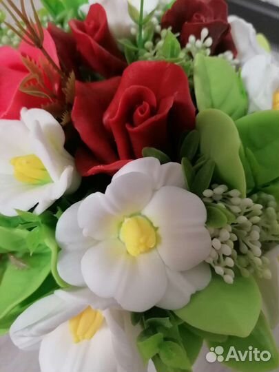 Букет из мыла ручной работы