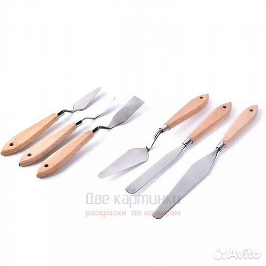 Коробка 50 шт.: Набор мастихинов 