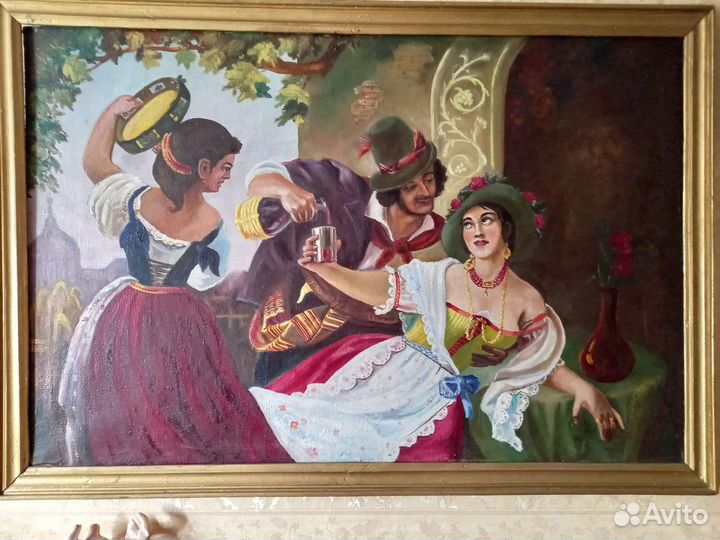 Картина маслом на холсте большая