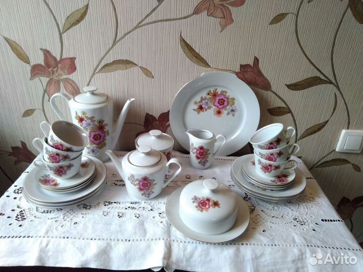 Шикарные чайные сервизы из СССР