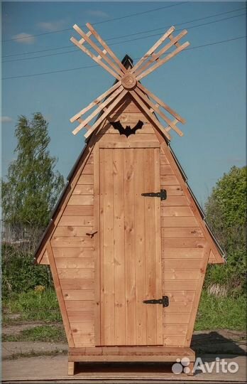 Дачный туалет с установкой Ю789