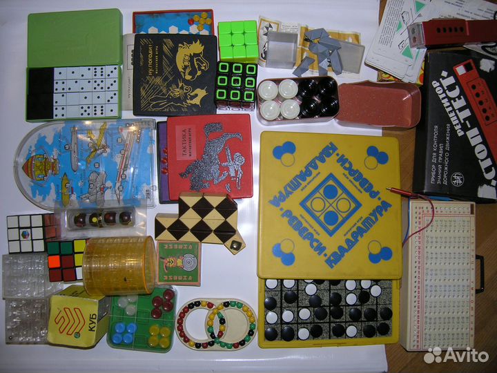 Настольные, карманные игры, головоломки СССР
