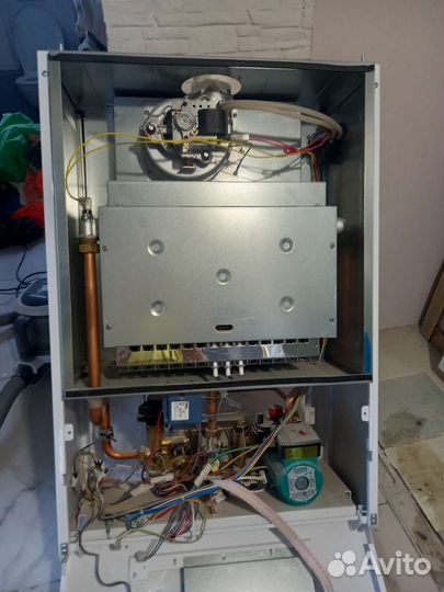 Газовый котел двухконтурный leberg flamme 32разбор