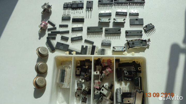 Радиодетали, микросхемы, транзисторы