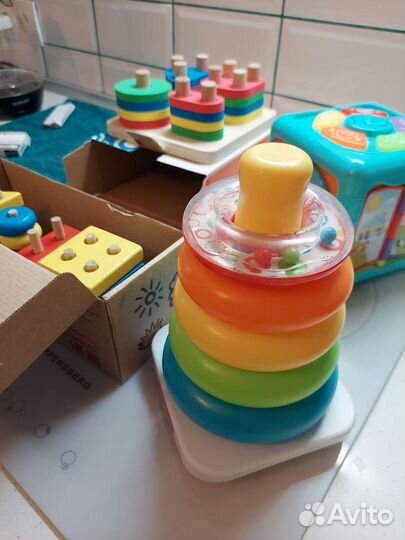 Кубики деревянные